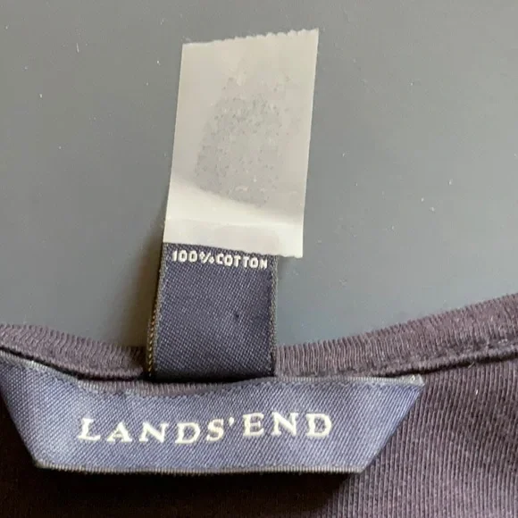 Land's End, NWOT - Women's Black Cotton Sleeveless Top, 3X - Picture 5 of 8